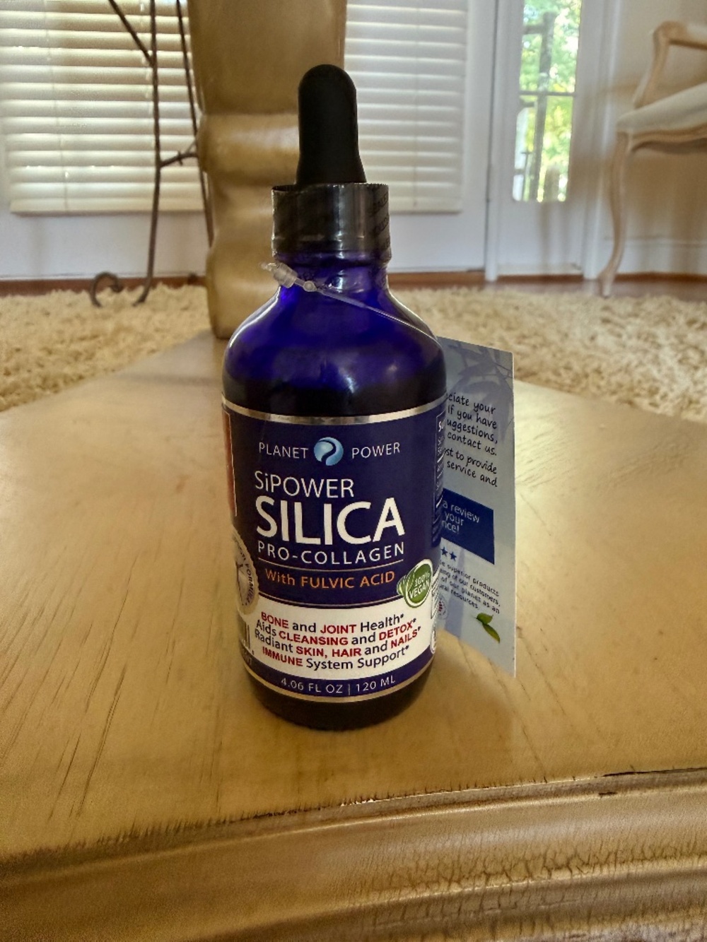 SiPower Silica Vegan Collagen, Supplement Drops-Liquid Mineral Orthosilicic Acid